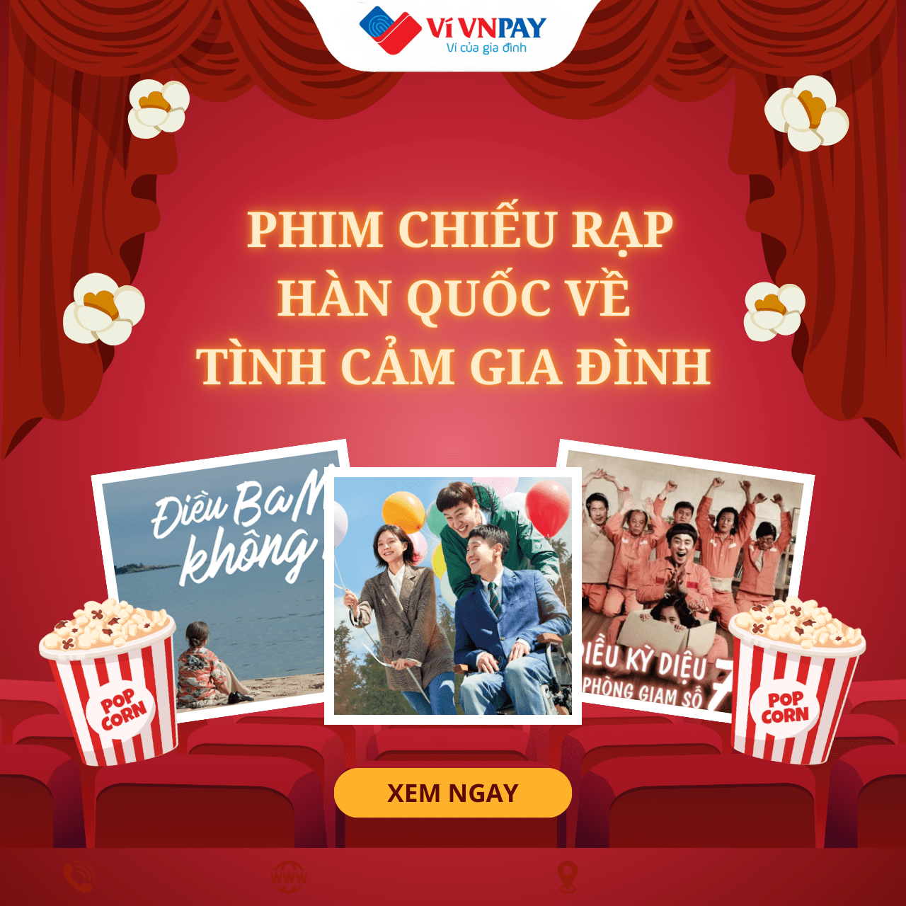 Thưởng thức 8 phim chiếu rạp Hàn Quốc hay về tình cảm gia đình cùng ví VNPAY